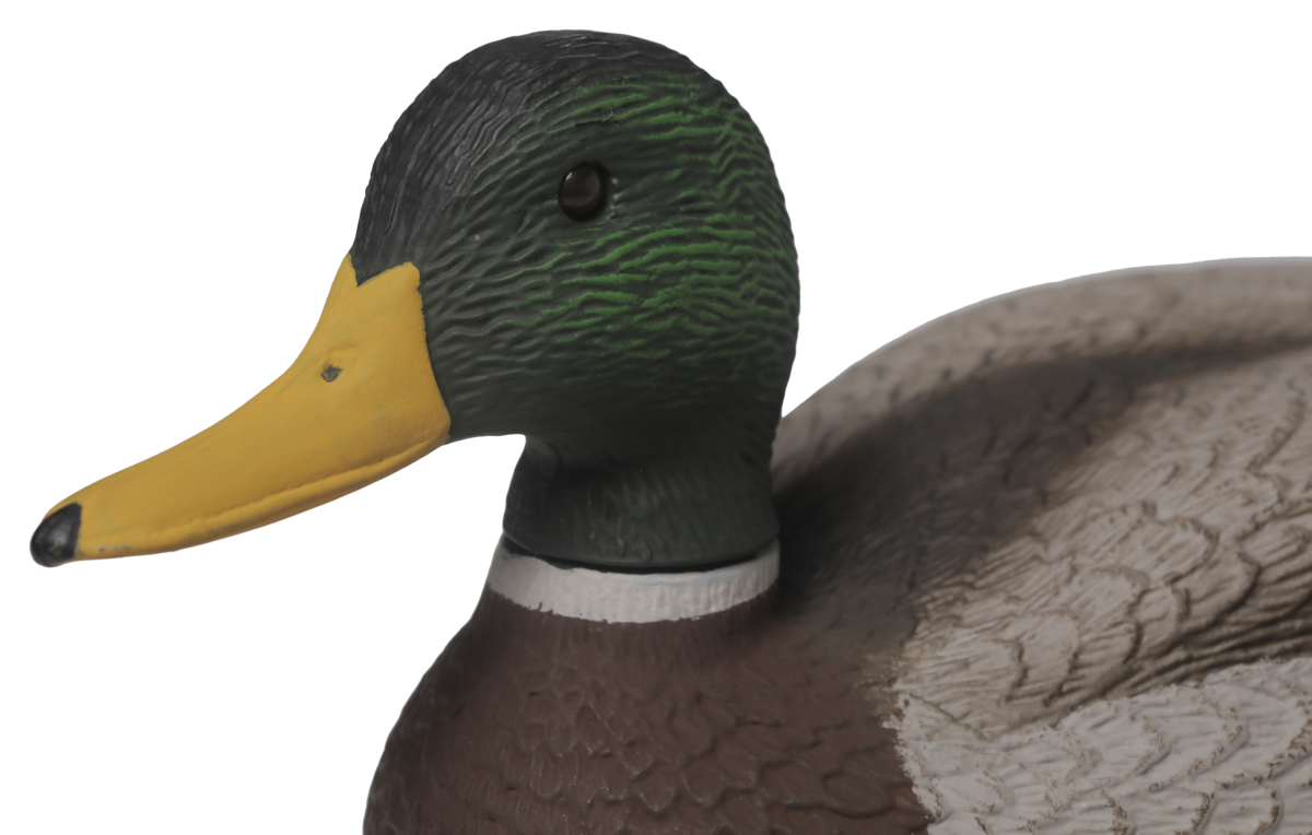 Premier Scacciapensieri Giardino Anatra Mallard: Decorazione Con Tessuto UV, 110 Cm, Include Asta E Picchetto